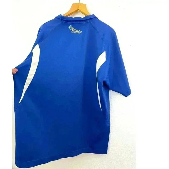 Buckeye 1/4 Zip Activewear Polo Shirt Short Sleeve XL Nike Fit Dry Team - Picture 2 of 8